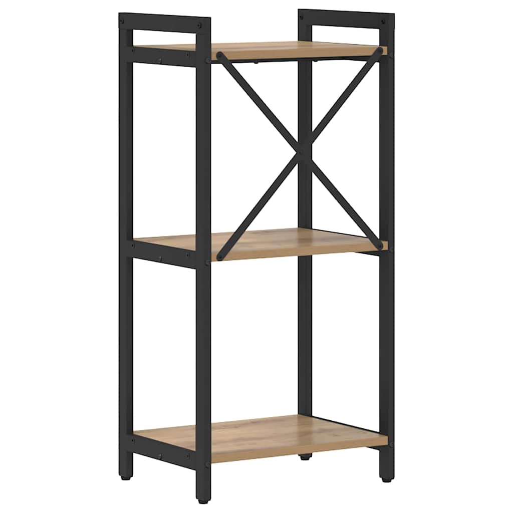 Bibliothèque chêne artisanal 40 x 30 x 83 cm Bois d'ingénierie - XIOS