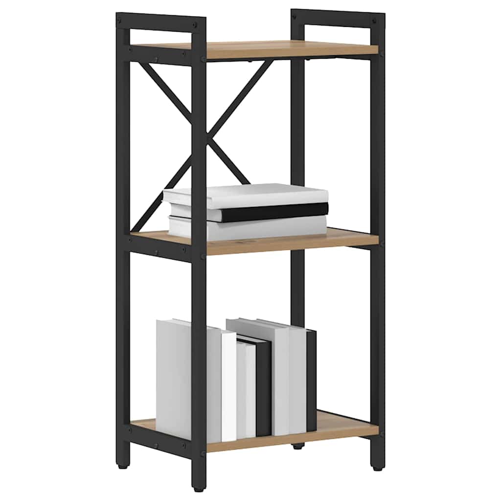 Bibliothèque chêne artisanal 40 x 30 x 83 cm Bois d'ingénierie - XIOS