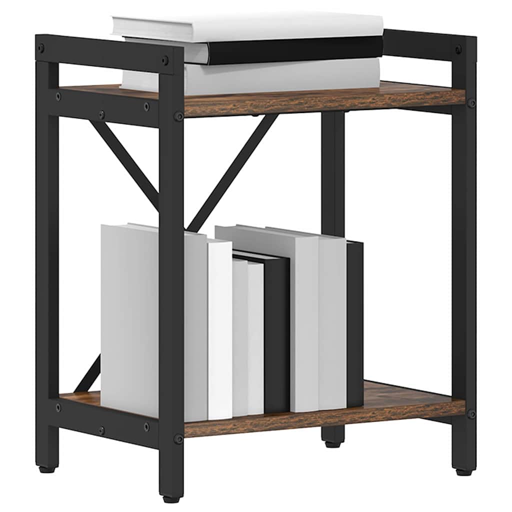 Bibliothèque Chêne fumé 40 x 30 x 48.5 cm Bois d'ingénierie - XIOS