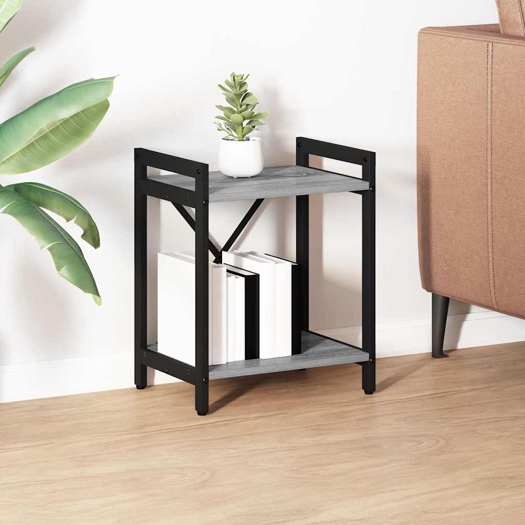 Bibliothèque Sonoma gris 40 x 30 x 48.5 cm Bois d'ingénierie - XIOS