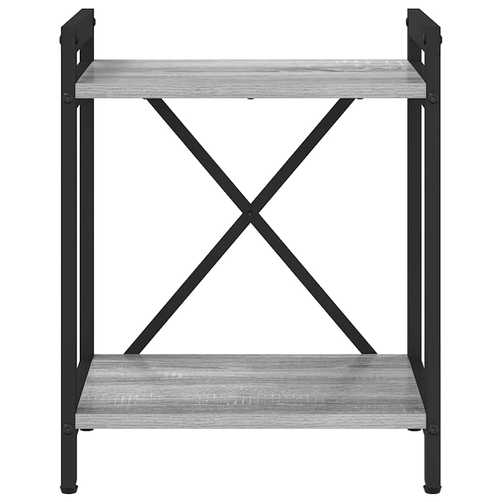 Bibliothèque Sonoma gris 40 x 30 x 48.5 cm Bois d'ingénierie - XIOS