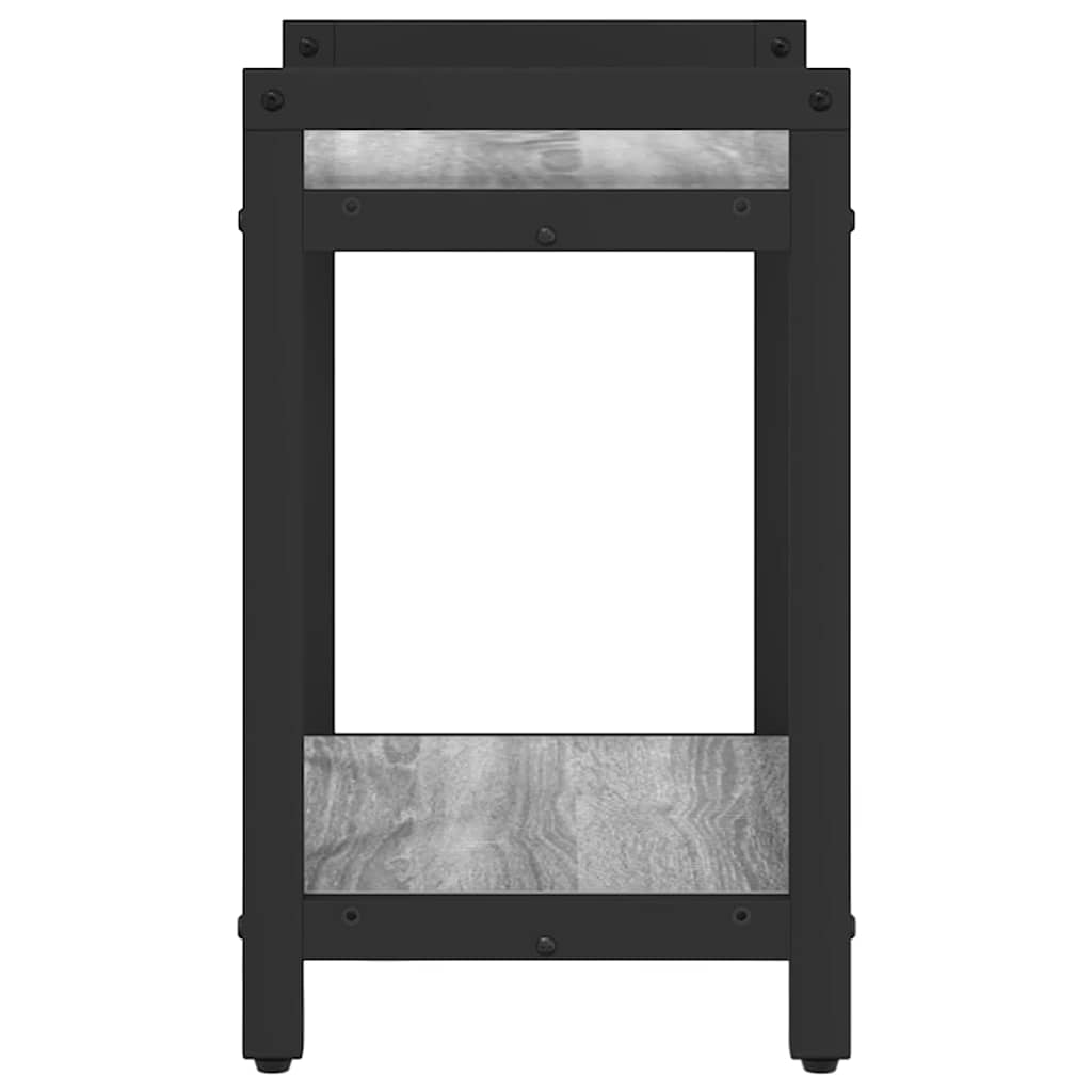 Bibliothèque Sonoma gris 40 x 30 x 48.5 cm Bois d'ingénierie - XIOS