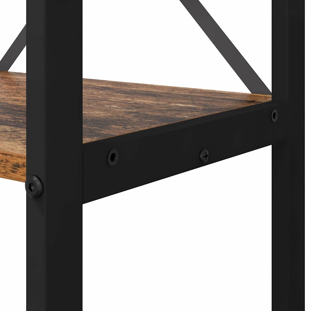 Bibliothèque Bois ancien 60 x 30 x 188 cm Bois d'ingénierie - XIOS