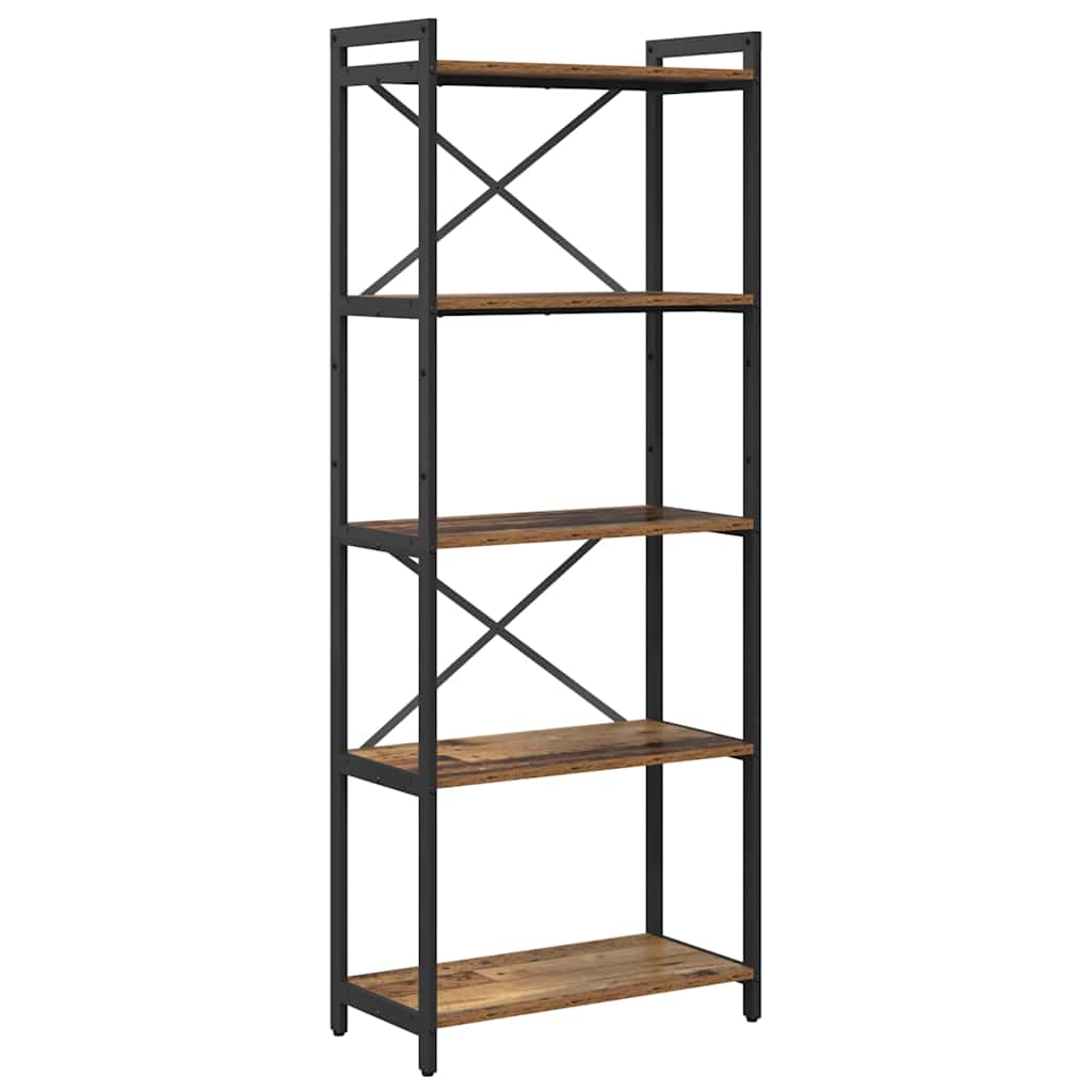 Étagère Bois ancien 60 x 30 x 155 cm Bois d'ingénierie - XIOS