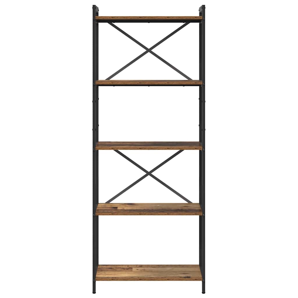 Étagère Bois ancien 60 x 30 x 155 cm Bois d'ingénierie - XIOS