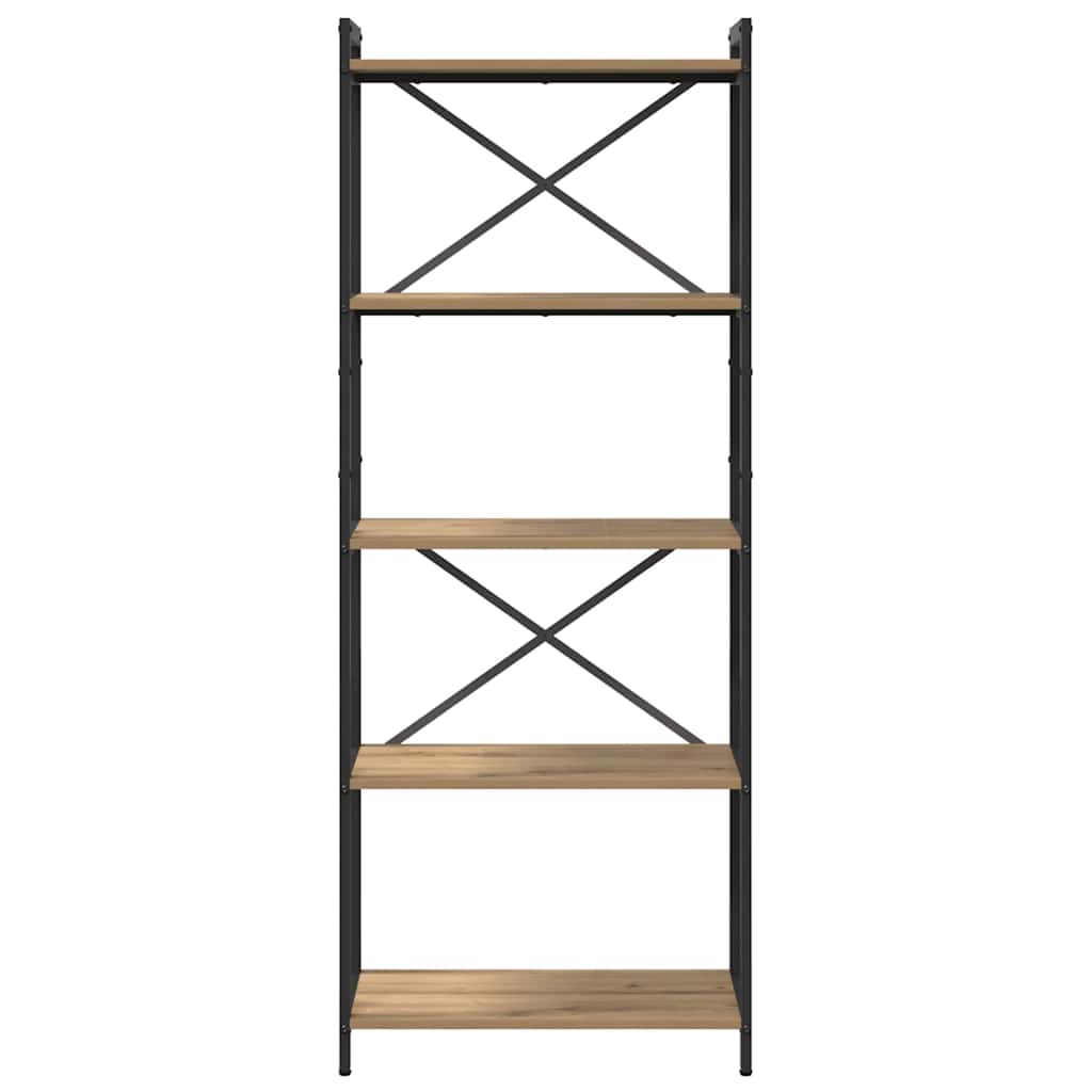 Bibliothèque chêne artisanal 60 x 30 x 153 cm Bois d'ingénierie - XIOS