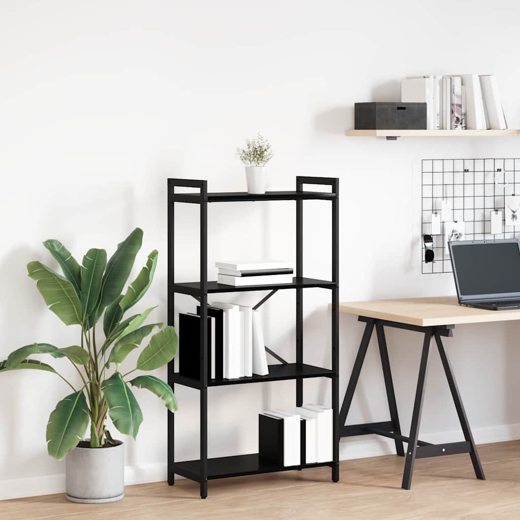 Étagère 60 x 30 x 120 cm Bois d'ingénierie Chêne noir - XIOS