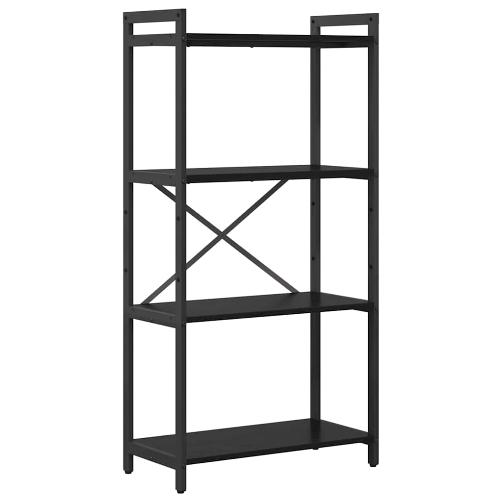 Étagère 60 x 30 x 120 cm Bois d'ingénierie Chêne noir - XIOS