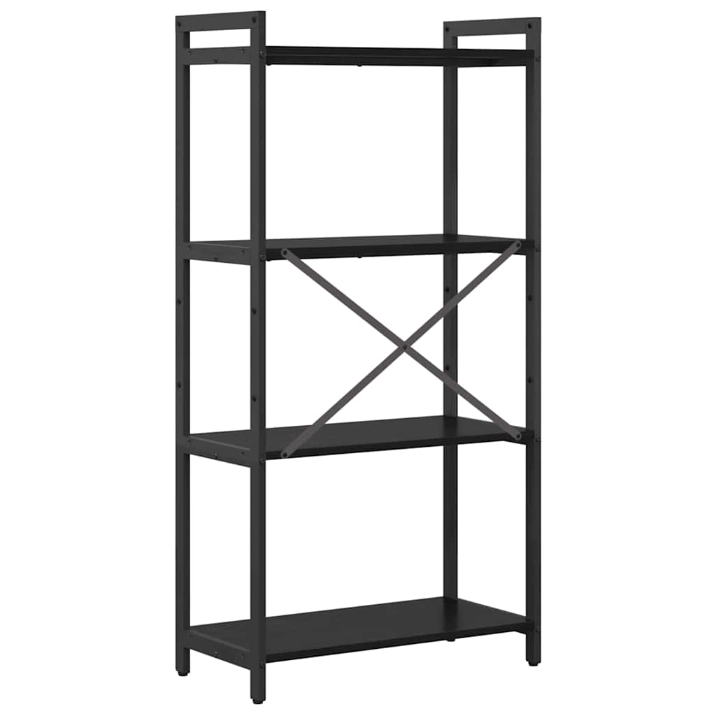 Étagère 60 x 30 x 120 cm Bois d'ingénierie Chêne noir - XIOS