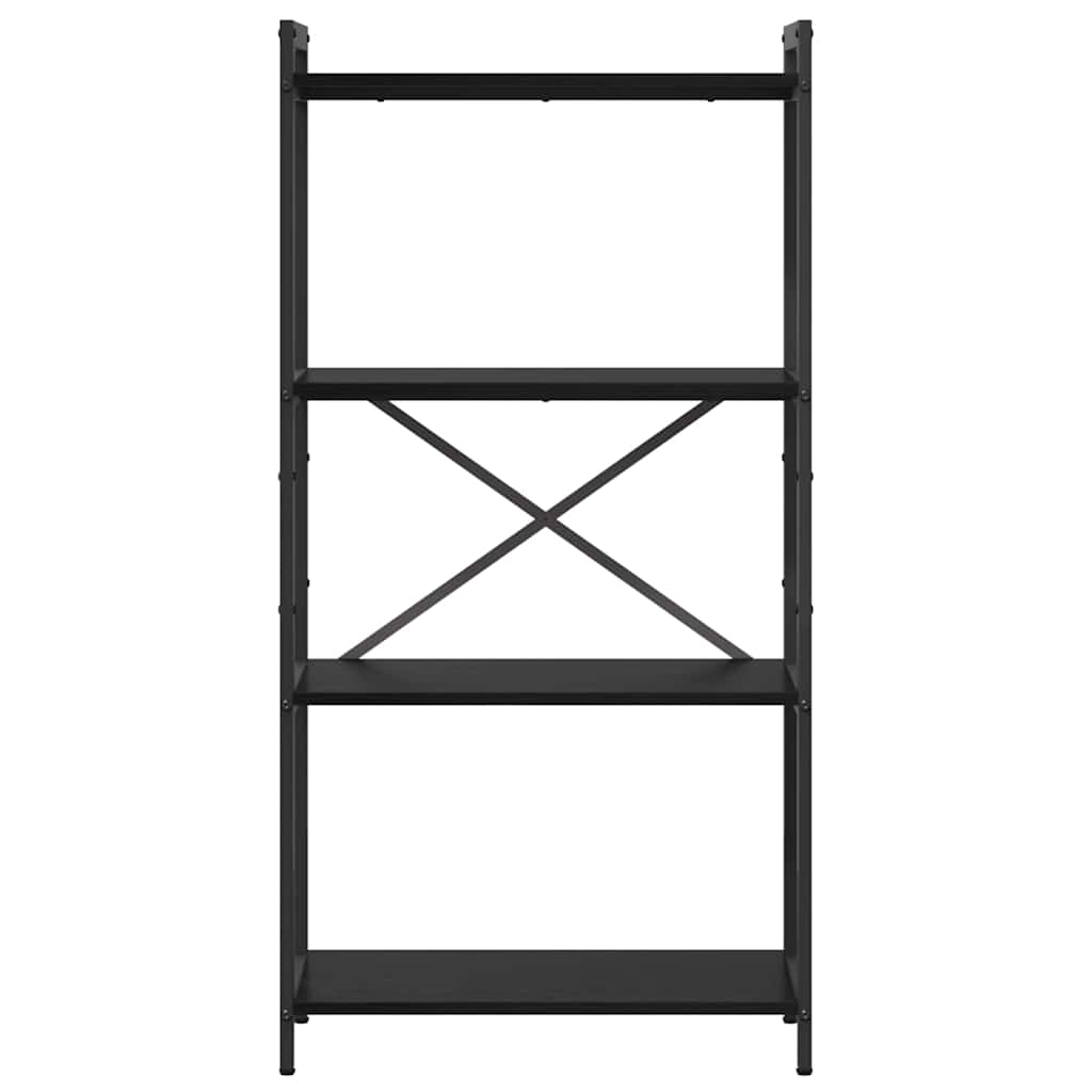 Étagère 60 x 30 x 120 cm Bois d'ingénierie Chêne noir - XIOS