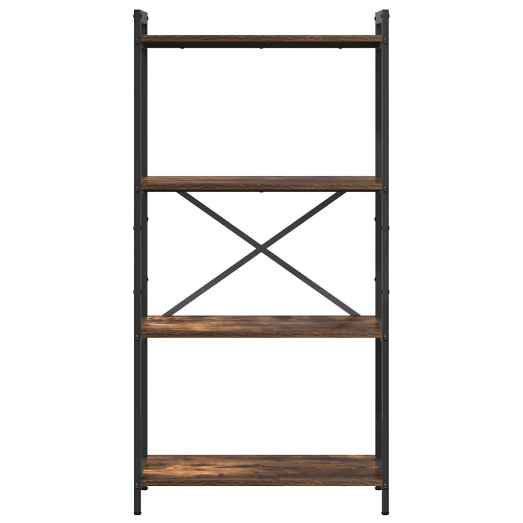 Bibliothèque Chêne fumé 60 x 30 x 118 cm Bois d'ingénierie - XIOS