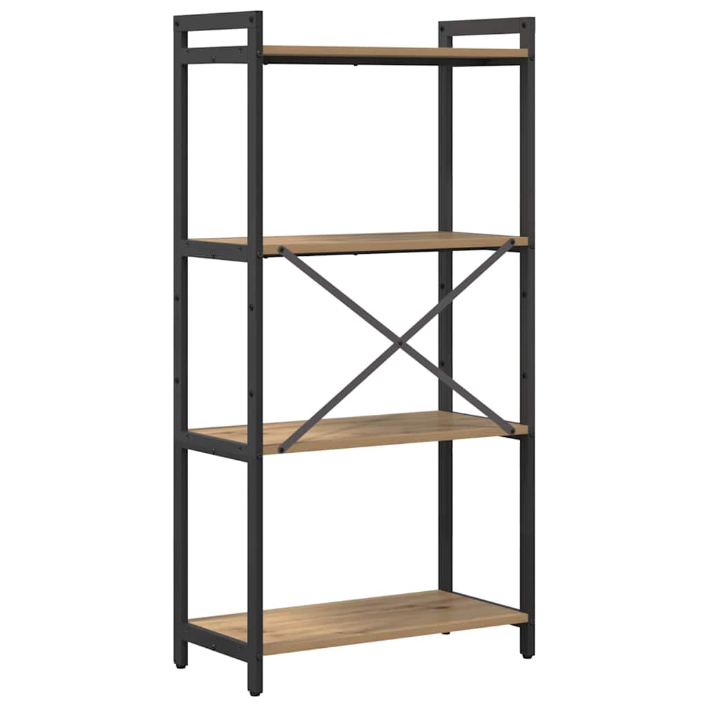 Bibliothèque chêne artisanal 60 x 30 x 118 cm Bois d'ingénierie - XIOS