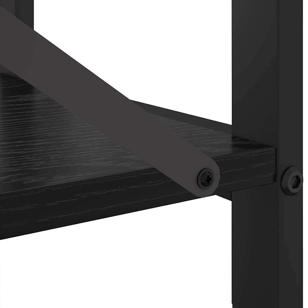 Bibliothèque Chêne noir 60 x 30 x 83 cm Bois d'ingénierie - XIOS