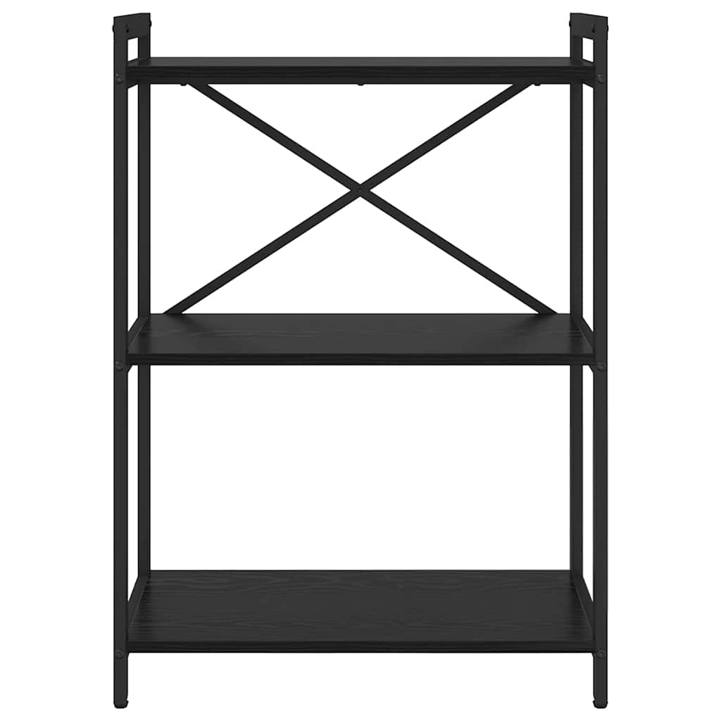 Bibliothèque Chêne noir 60 x 30 x 83 cm Bois d'ingénierie - XIOS