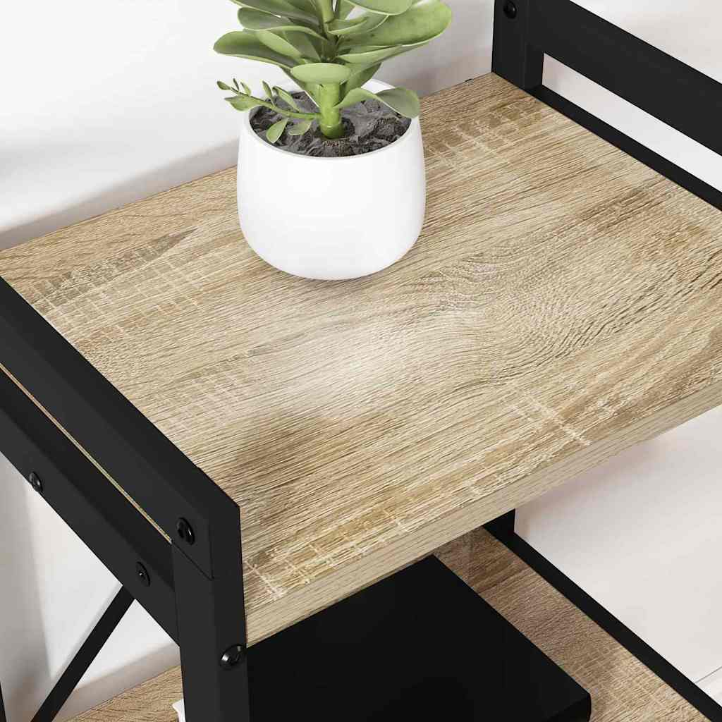 Bibliothèque Chêne sonoma 60 x 30 x 83 cm Bois d'ingénierie - XIOS