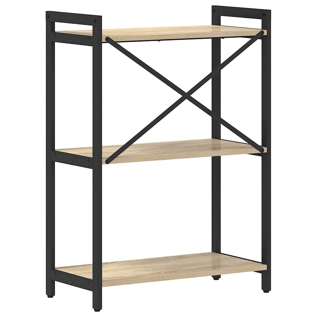 Bibliothèque Chêne sonoma 60 x 30 x 83 cm Bois d'ingénierie - XIOS