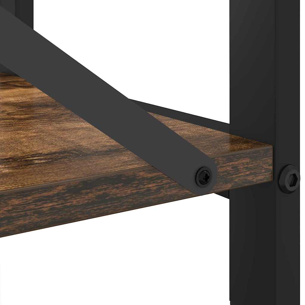 Étagère 60 x 30 x 85 cm Bois d'ingénierie Chêne fumé - XIOS