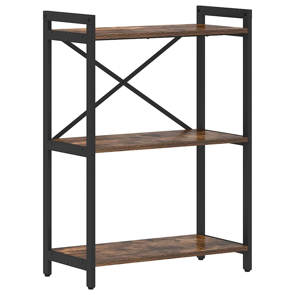 Étagère 60 x 30 x 85 cm Bois d'ingénierie Chêne fumé - XIOS
