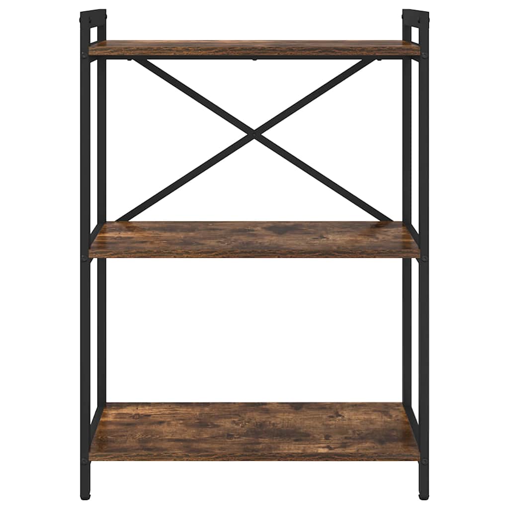 Étagère 60 x 30 x 85 cm Bois d'ingénierie Chêne fumé - XIOS