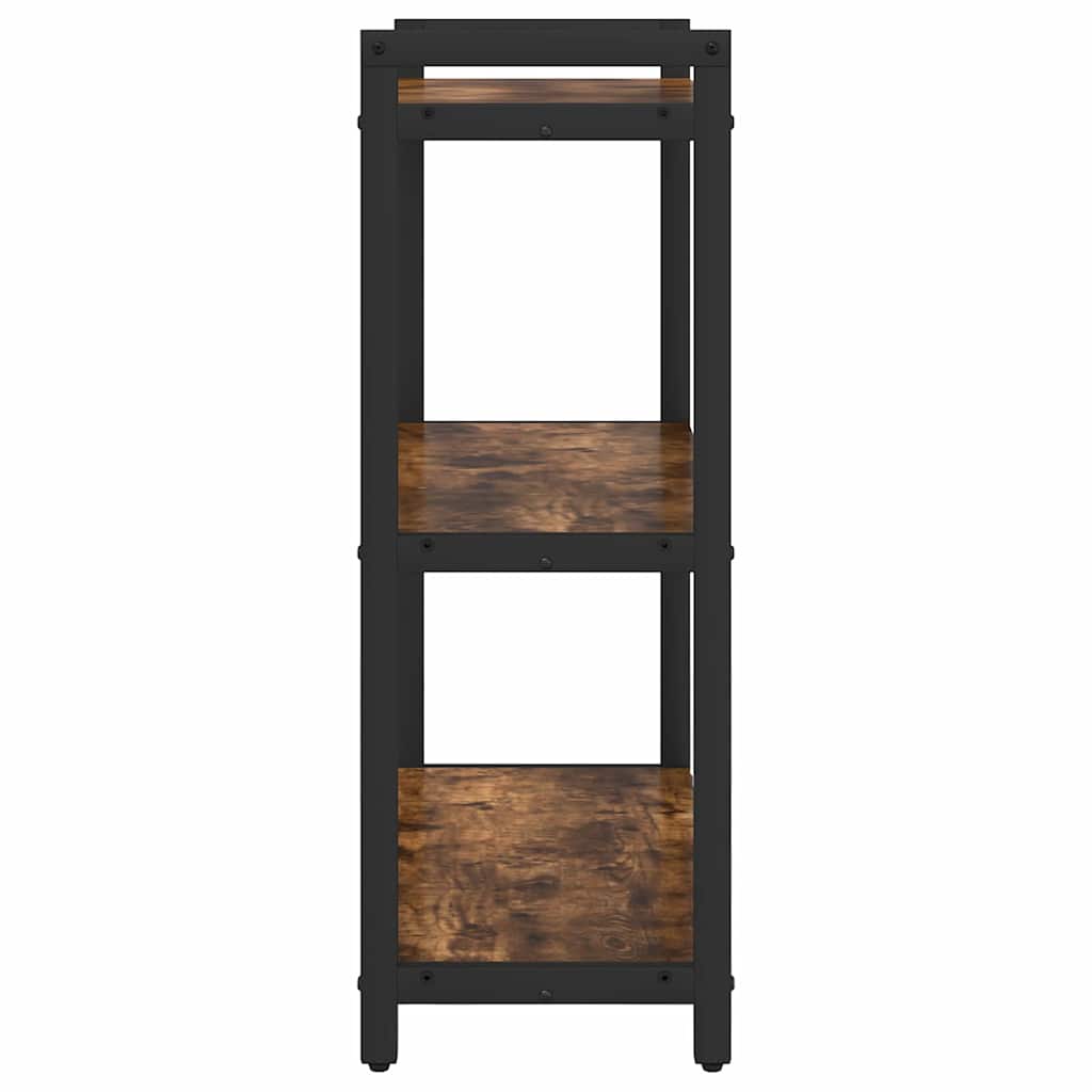Étagère 60 x 30 x 85 cm Bois d'ingénierie Chêne fumé - XIOS