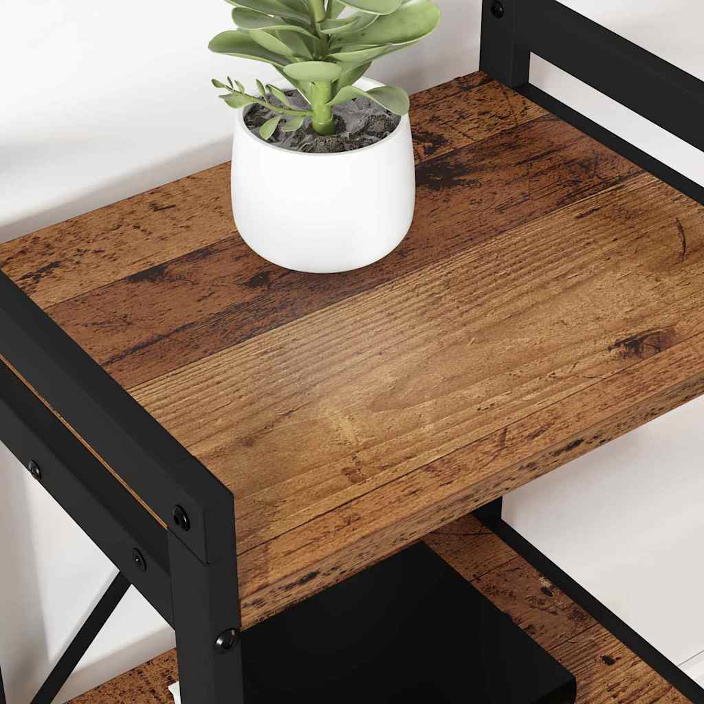 Bibliothèque Bois ancien 60 x 30 x 83 cm Bois d'ingénierie - XIOS