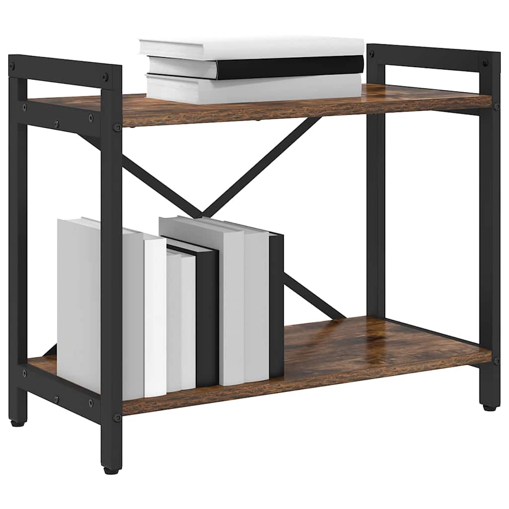 Bibliothèque Chêne fumé 60 x 30 x 48.5 cm Bois d'ingénierie - XIOS