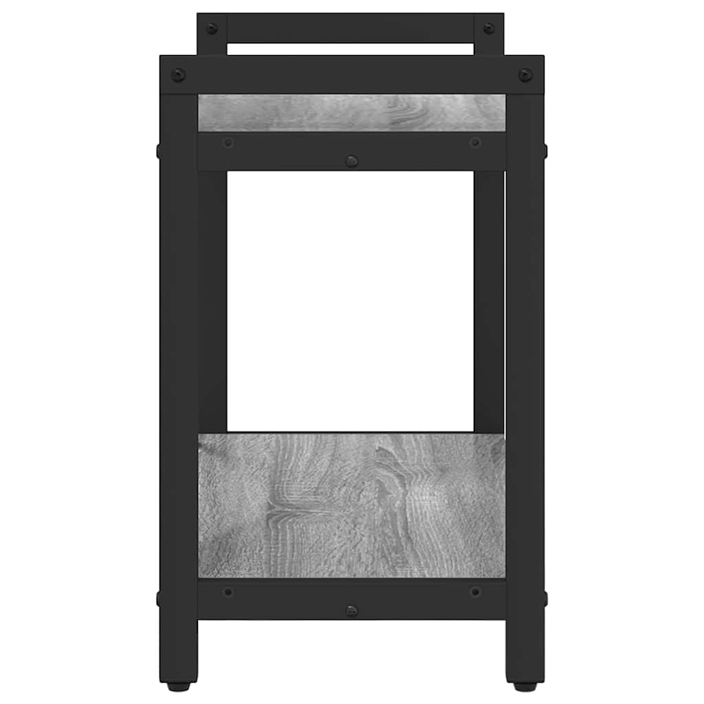 Bibliothèque Sonoma gris 60 x 30 x 48.5 cm Bois d'ingénierie - XIOS