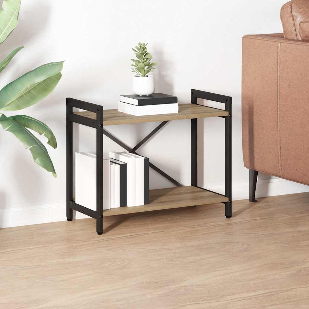 Bibliothèque chêne artisanal 60 x 30 x 48.5 cm - XIOS