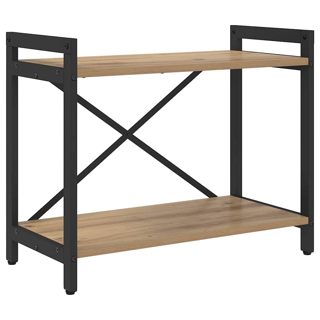 Bibliothèque chêne artisanal 60 x 30 x 48.5 cm - XIOS