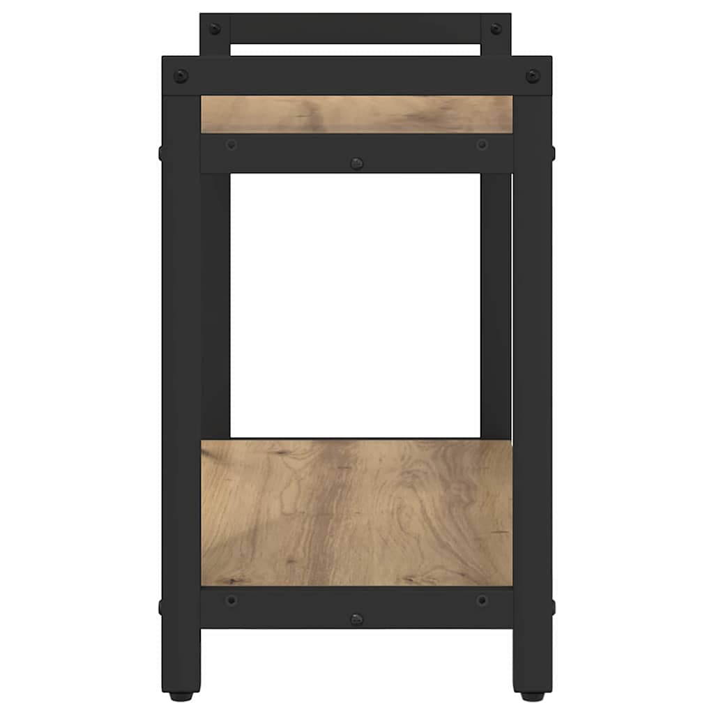 Bibliothèque chêne artisanal 60 x 30 x 48.5 cm - XIOS