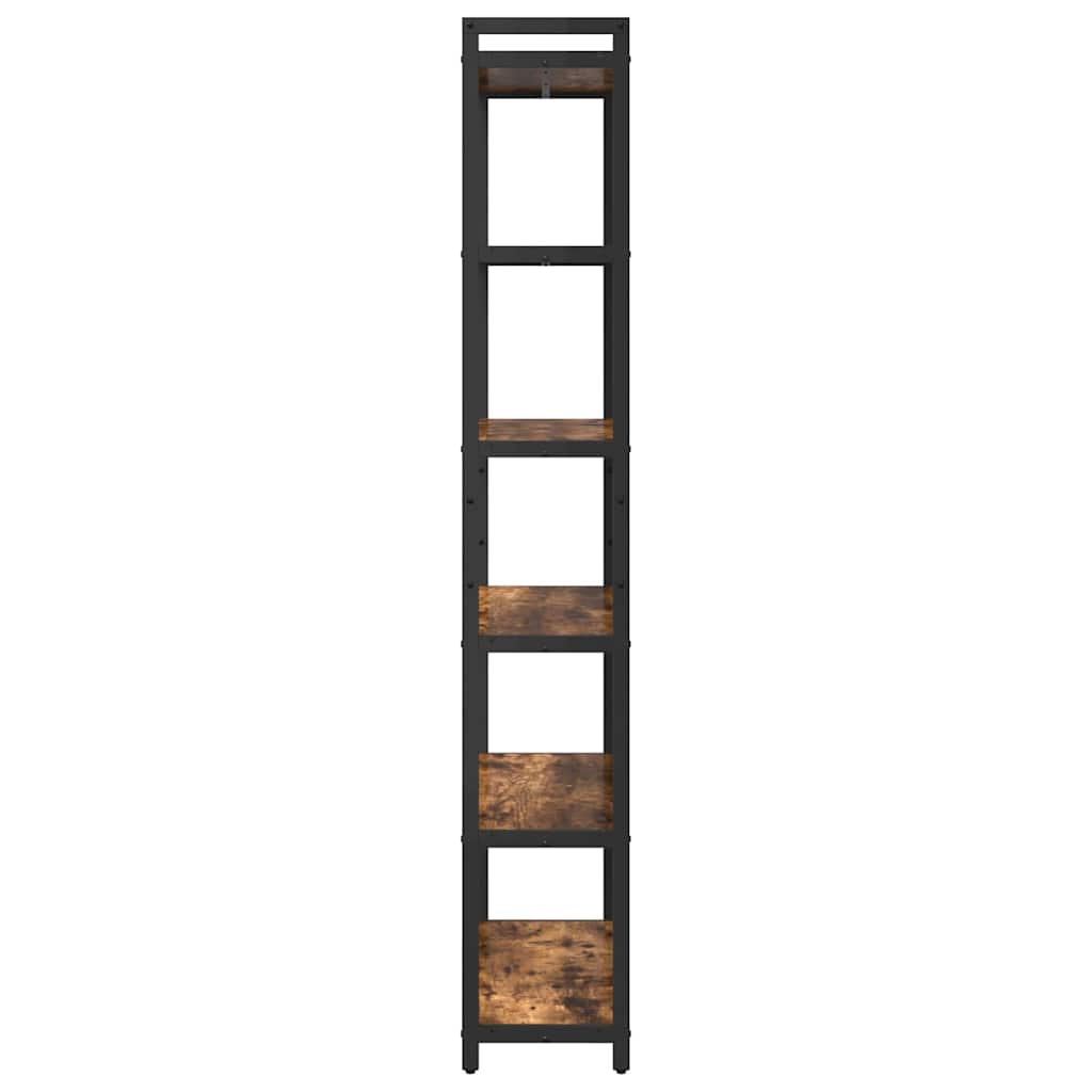 Bibliothèque Chêne fumé 80 x 30 x 188 cm Bois d'ingénierie - XIOS