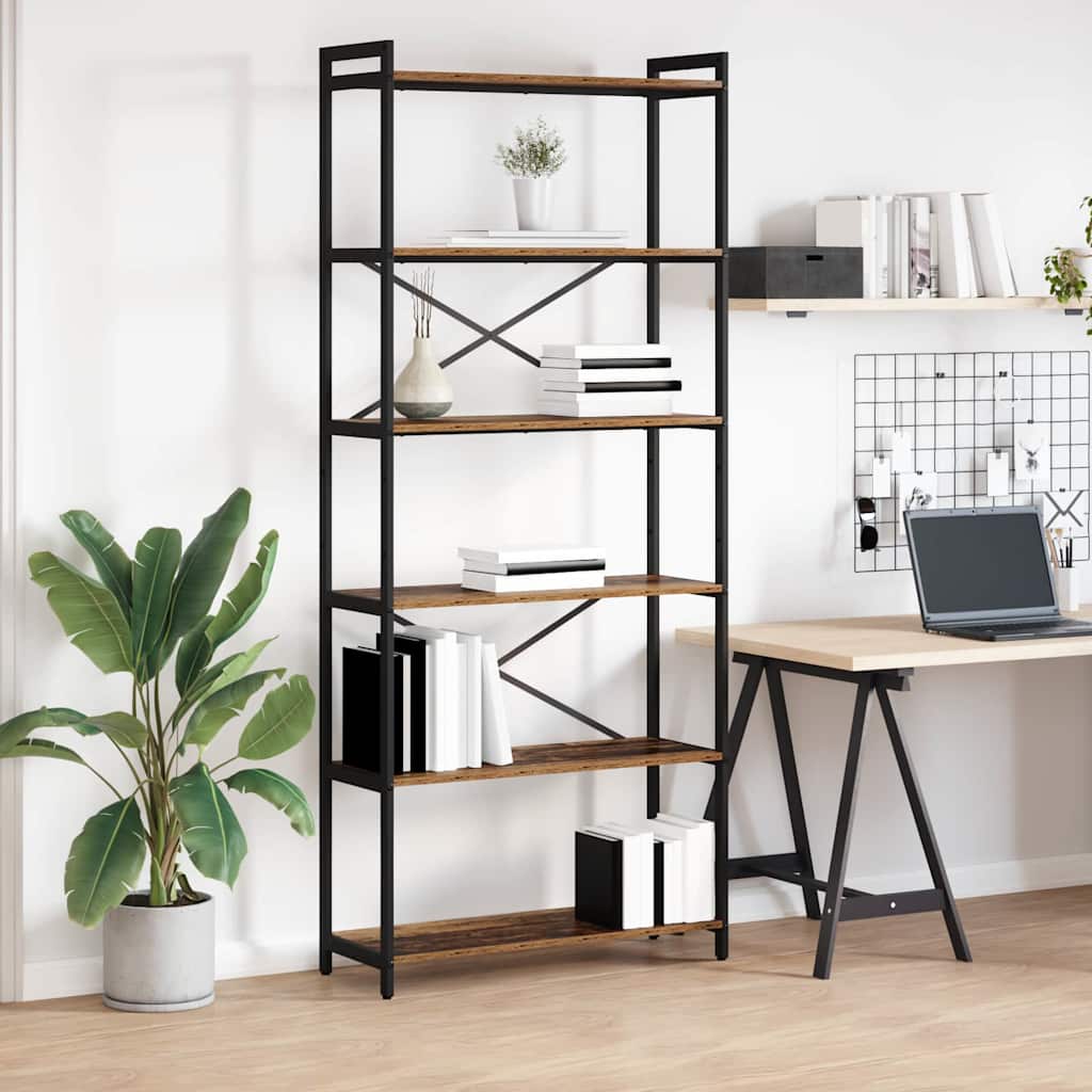 Étagère Bois ancien 40 x 30 x 85 cm Bois d'ingénierie - XIOS