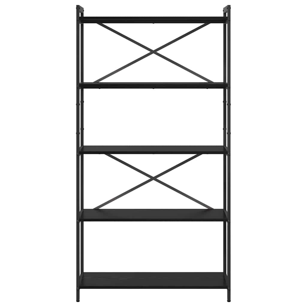 Bibliothèque Chêne noir 80 x 30 x 153 cm Bois d'ingénierie - XIOS