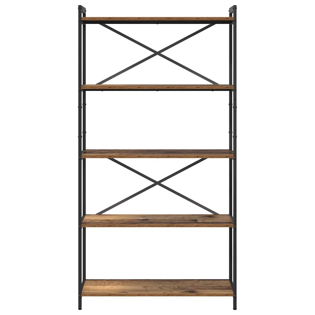 Étagère Bois ancien 80 x 30 x 155 cm Bois d'ingénierie - XIOS