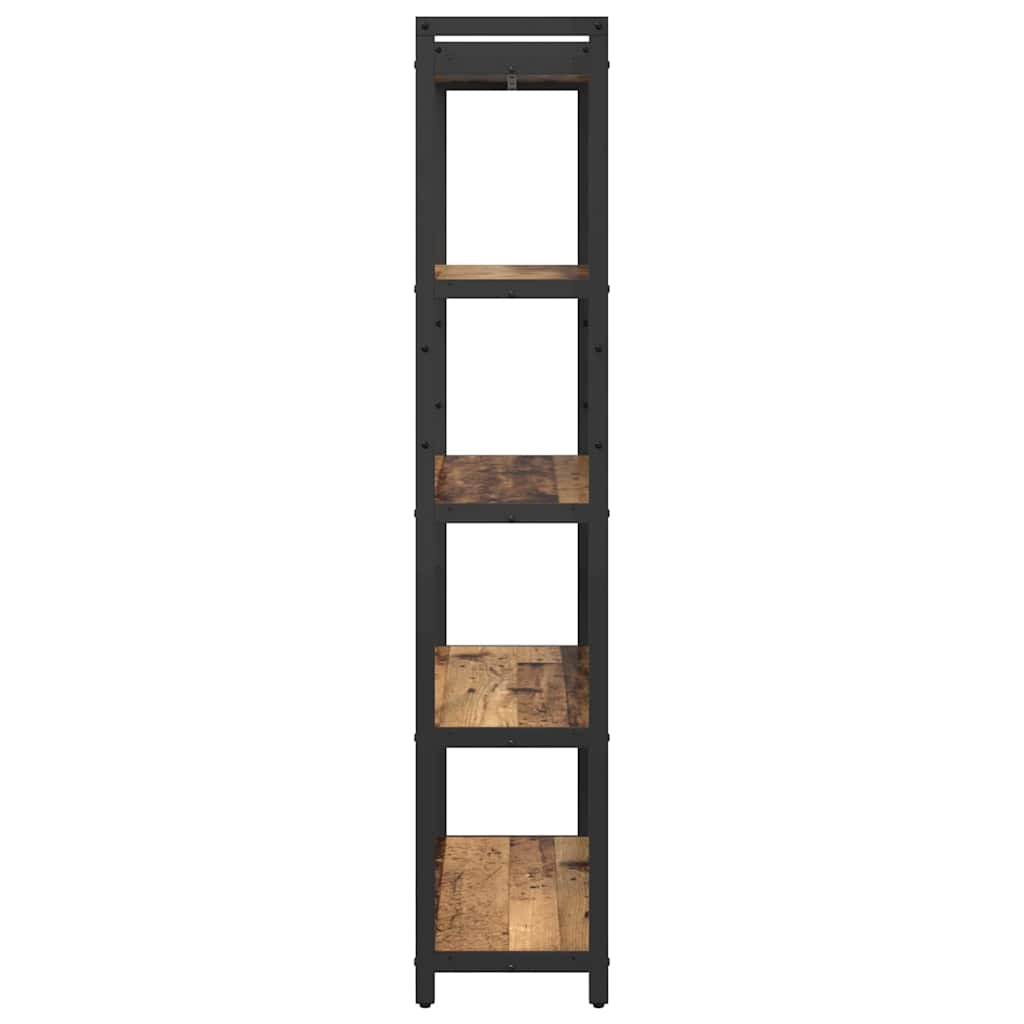 Étagère Bois ancien 80 x 30 x 155 cm Bois d'ingénierie - XIOS