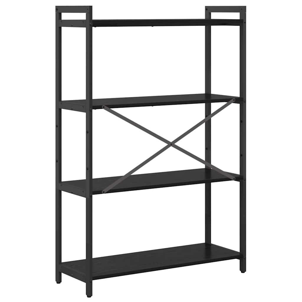 Bibliothèque Chêne noir 80 x 30 x 118 cm Bois d'ingénierie - XIOS