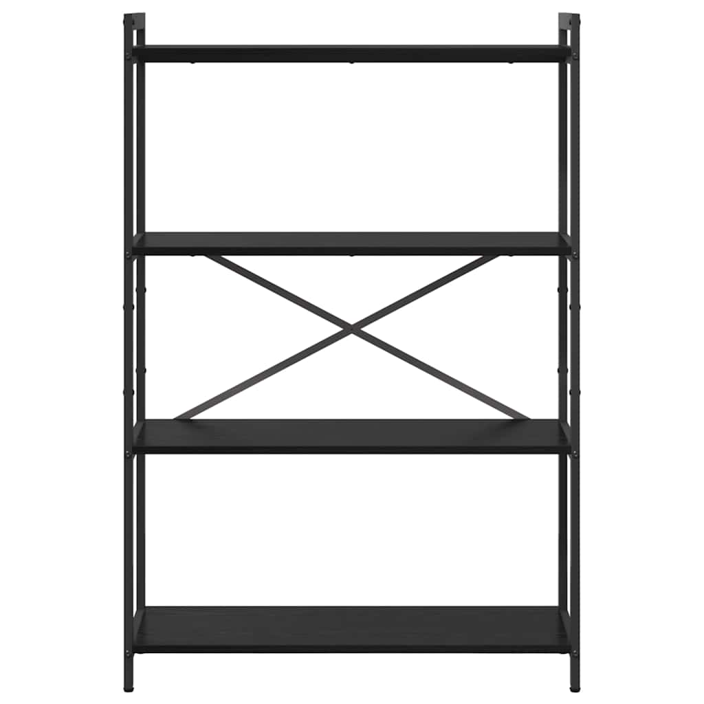 Bibliothèque Chêne noir 80 x 30 x 118 cm Bois d'ingénierie - XIOS