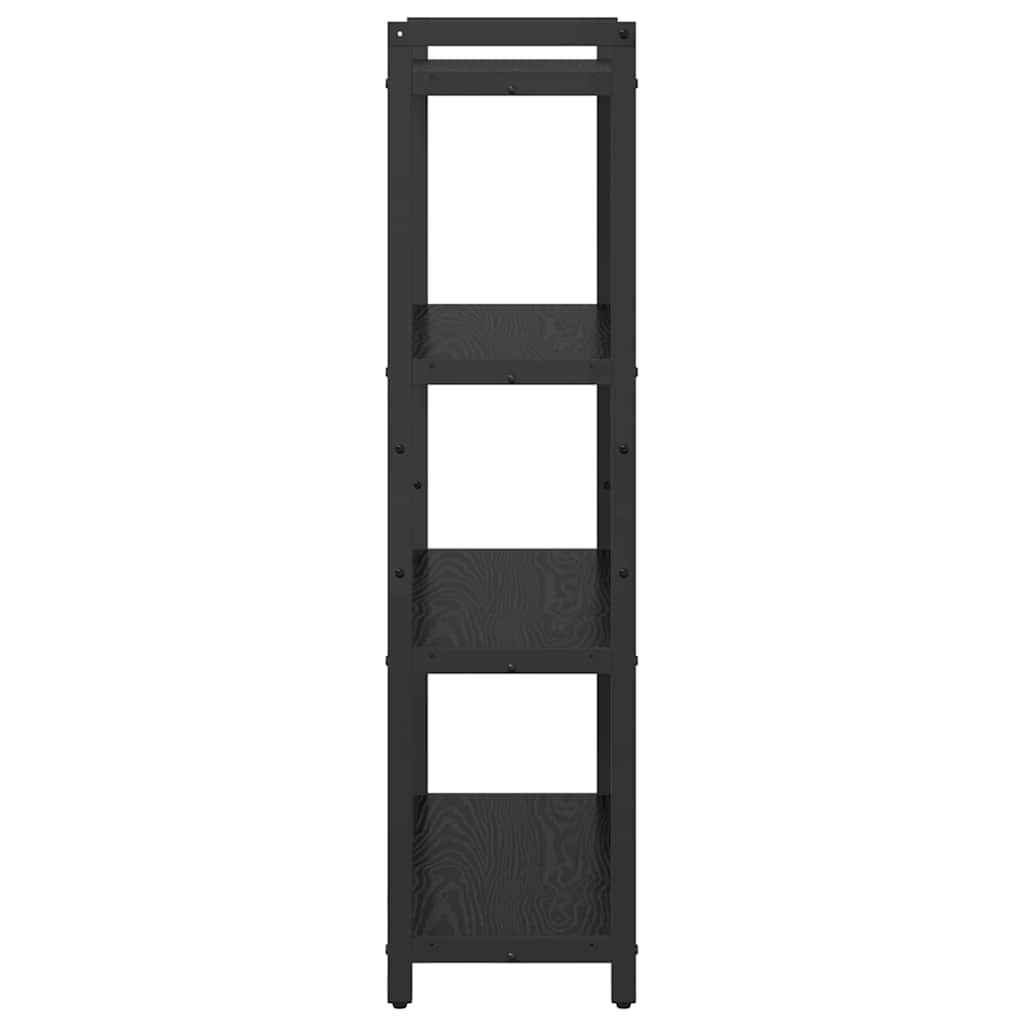 Bibliothèque Chêne noir 80 x 30 x 118 cm Bois d'ingénierie - XIOS