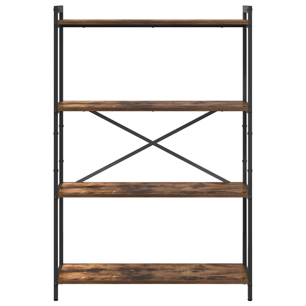 Bibliothèque Chêne fumé 80 x 30 x 118 cm Bois d'ingénierie - XIOS