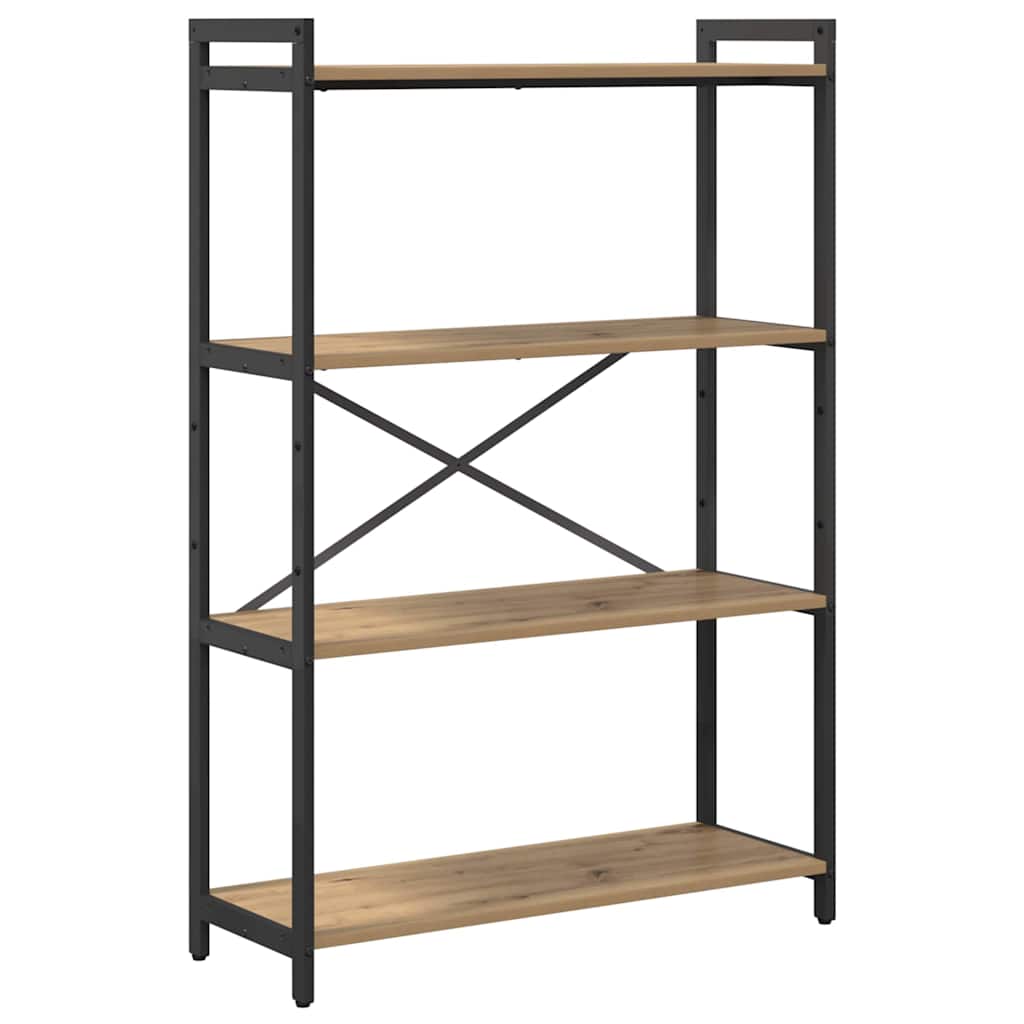 Bibliothèque chêne artisanal 80 x 30 x 118 cm Bois d'ingénierie - XIOS