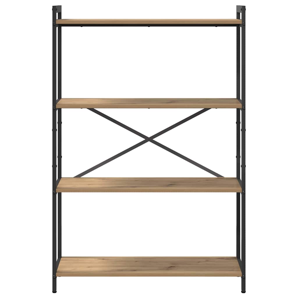 Bibliothèque chêne artisanal 80 x 30 x 118 cm Bois d'ingénierie - XIOS