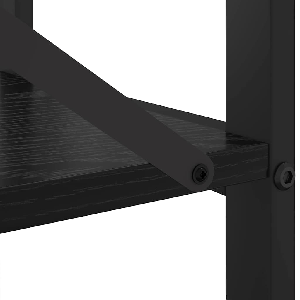 Bibliothèque Chêne noir 80 x 30 x 83 cm Bois d'ingénierie - XIOS