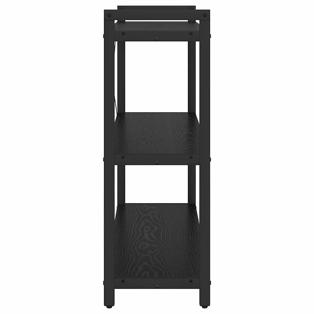 Bibliothèque Chêne noir 80 x 30 x 83 cm Bois d'ingénierie - XIOS