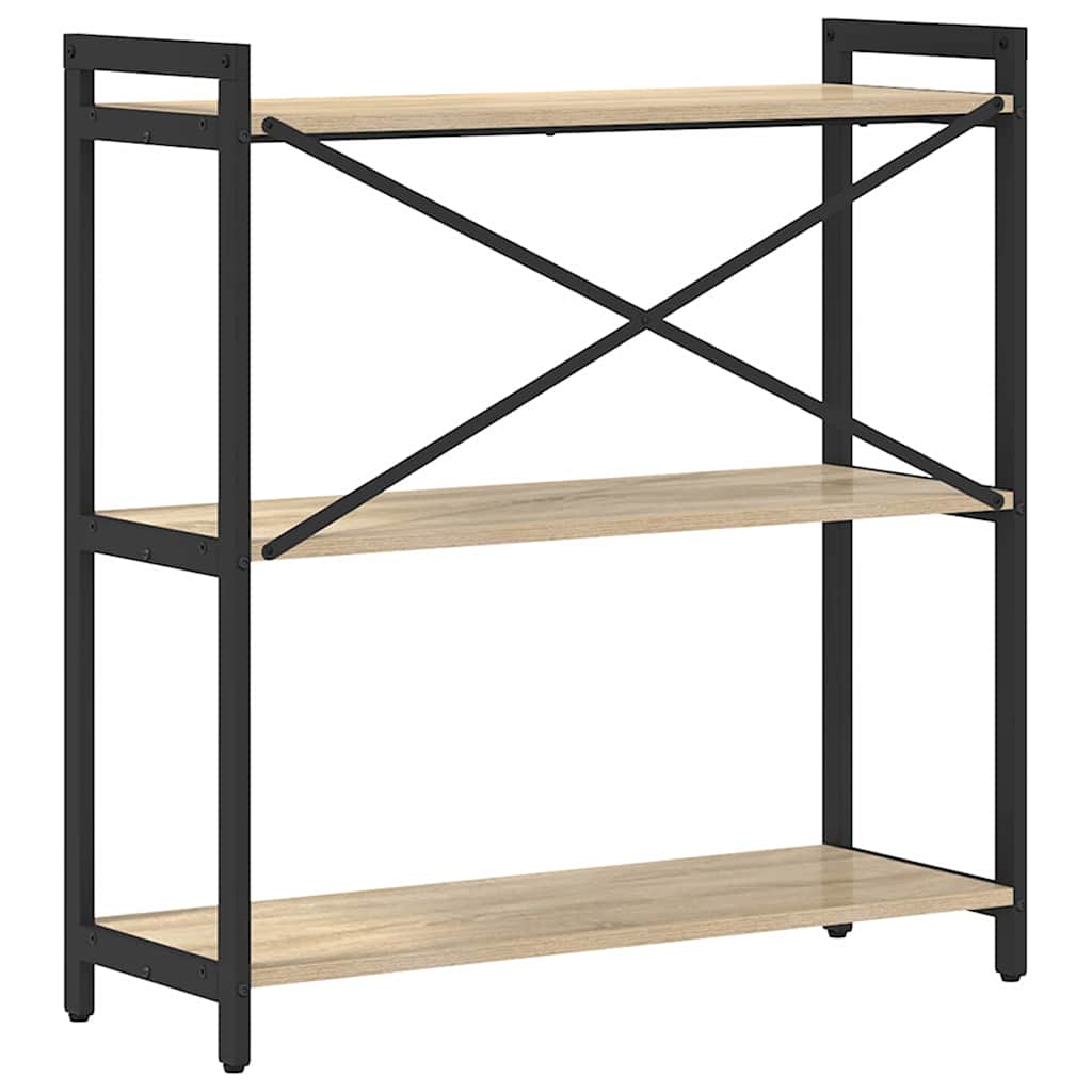 Bibliothèque Chêne sonoma 80 x 30 x 83 cm Bois d'ingénierie - XIOS