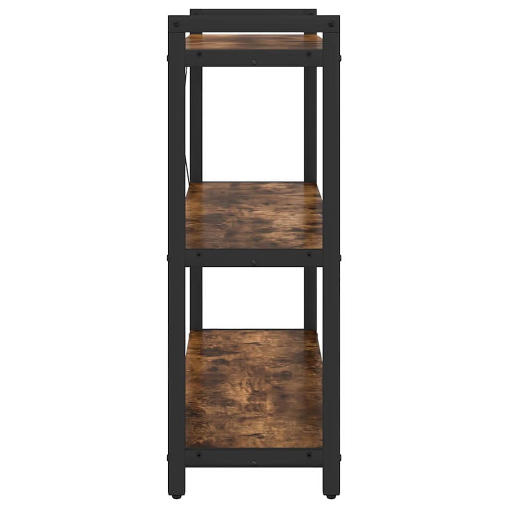 Étagère Chêne fumé 80 x 30 x 85 cm Bois d'ingénierie - XIOS