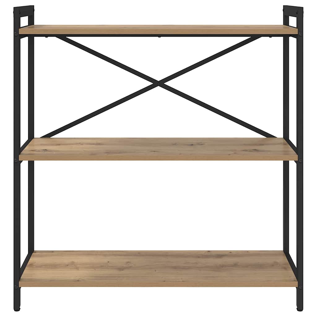 Bibliothèque chêne artisanal 80 x 30 x 83 cm Bois d'ingénierie - XIOS