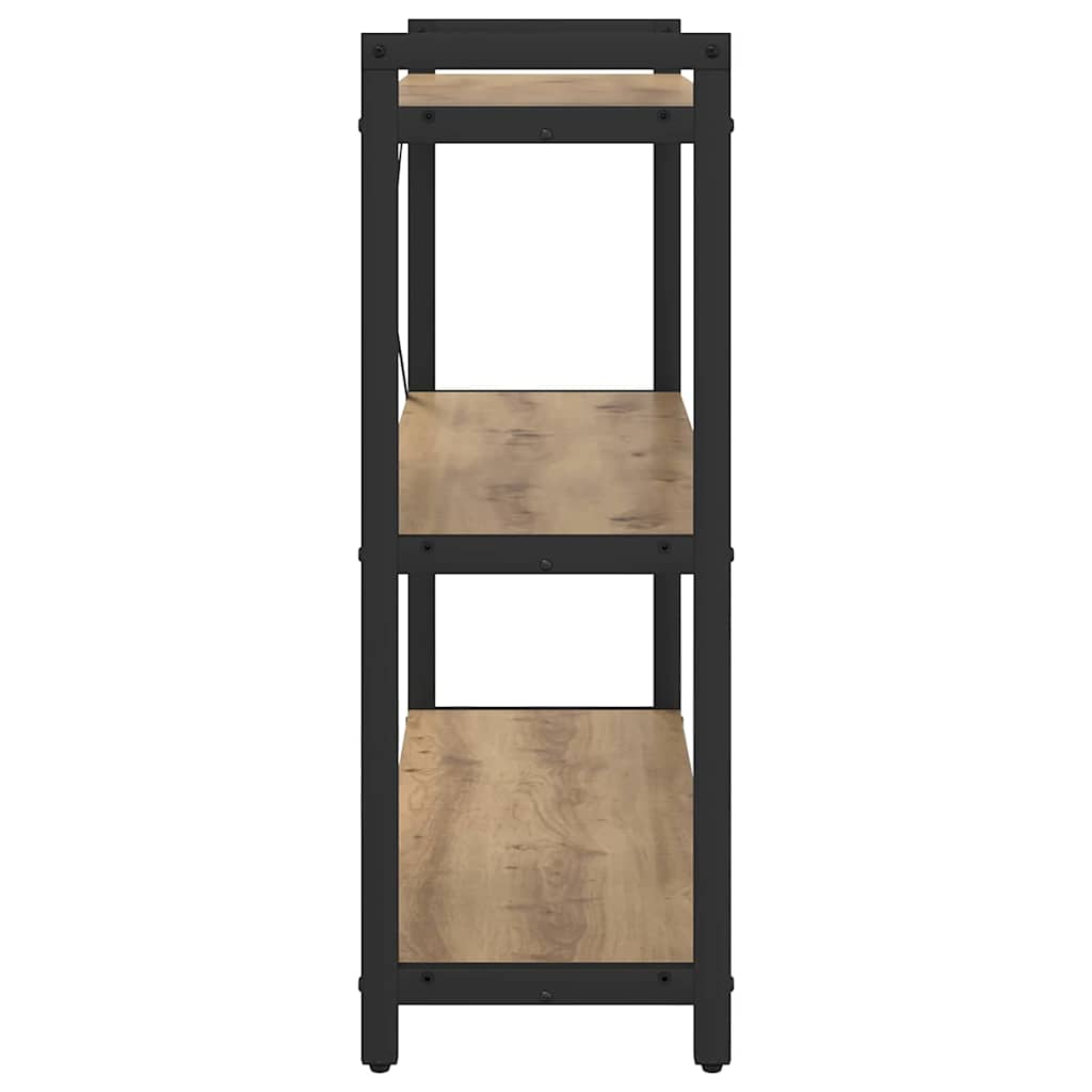 Bibliothèque chêne artisanal 80 x 30 x 83 cm Bois d'ingénierie - XIOS