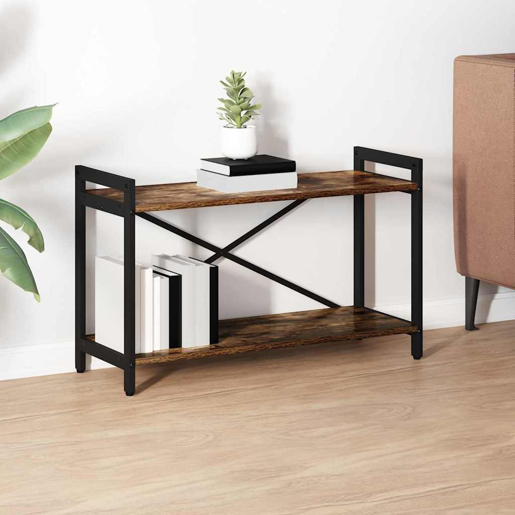 Bibliothèque Chêne fumé 80 x 30 x 48.5 cm Bois d'ingénierie - XIOS