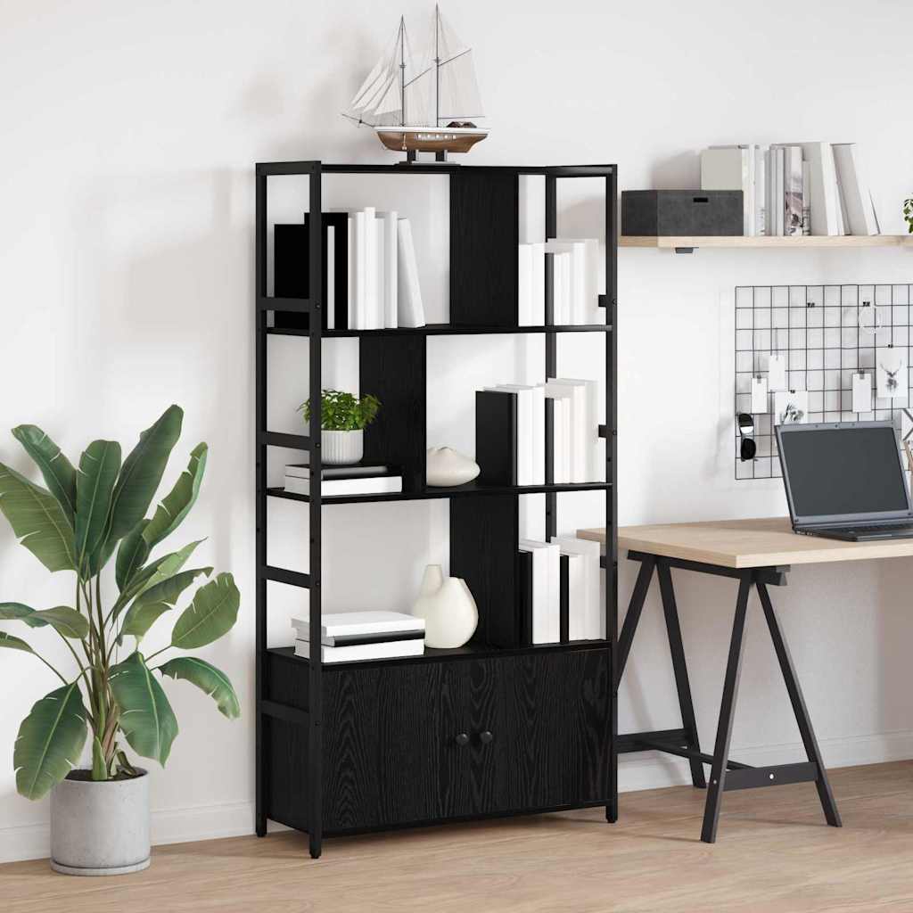 Étagère Chêne noir 80 x 30 x 155,5 cm Bois d'ingénierie