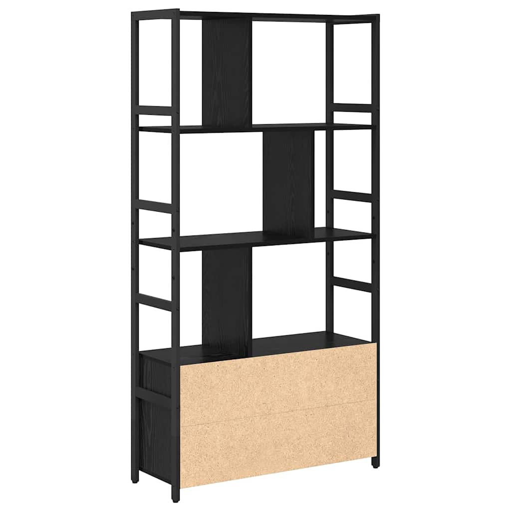 Étagère Chêne noir 80 x 30 x 155,5 cm Bois d'ingénierie